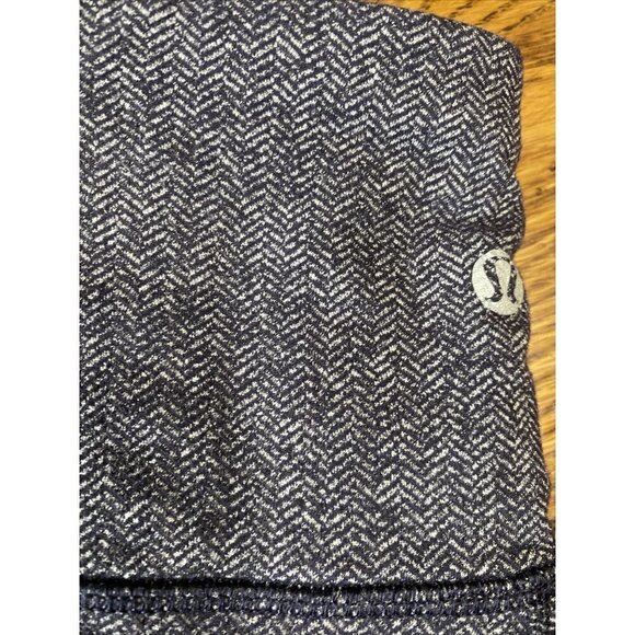 Lululemon Wunder Under Heather Blue Athleisure Crop Leggings Pants Size 6 - Picture 10 of 10